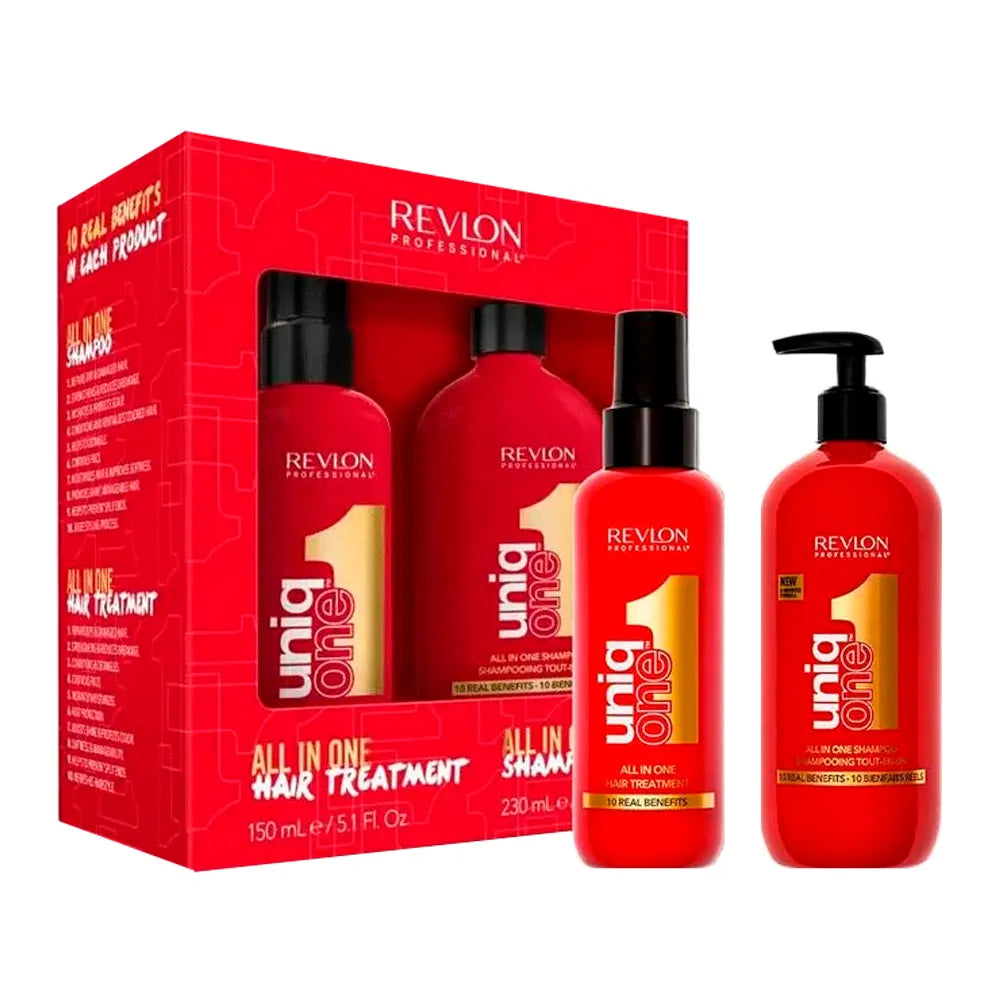 Revlon Uniq One Shampoo 230ml and Treatment 150ml Kit